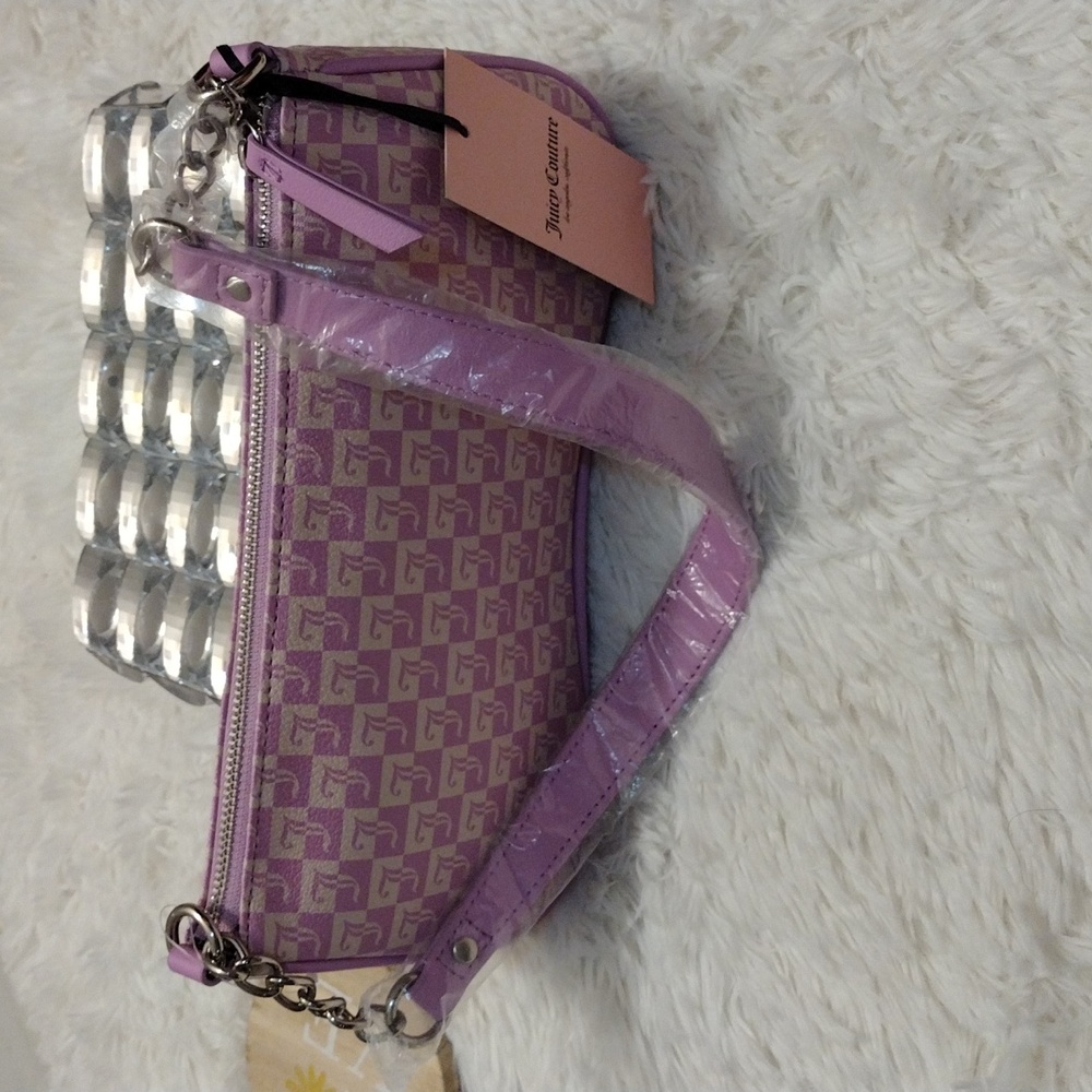 Juicy Couture Violet Tulle Shoulder Bag ✨ 🆕 - Picture 6 of 12
